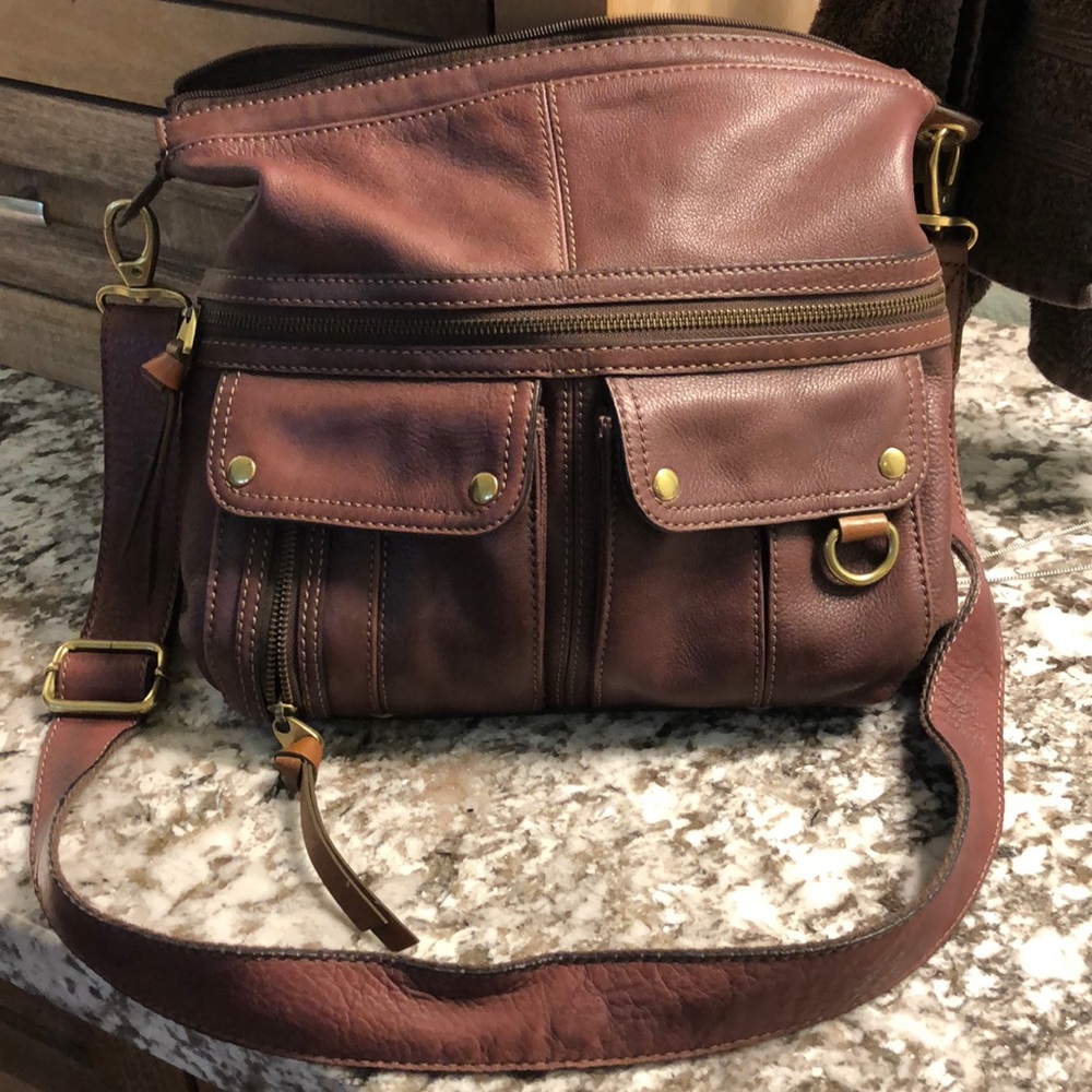 Pre-loved Fossil crossbody purse